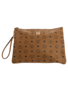 MCM ◆ Visetos/Clutch bag/Second bag/leather/BRW/Total pattern