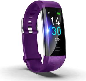 Smart Watch IP68 Waterproof heart rate monitor (purple) ..