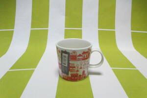 Arabia ◇ Christmas Village / Christmas Village Mug Cup ◇ Old Logo (Crown) 2012 Limited