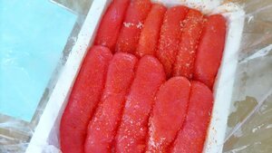 [One box of sea shelves! ] Extra -large size with 1kg 1kg of Mentaiko in Fukuoka