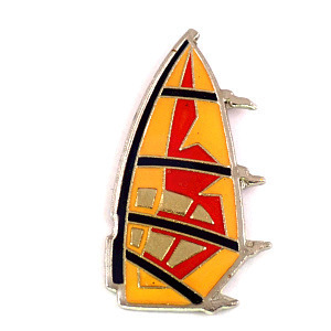Pin Badge Wind surfing wave riding ◆ French limited pins ◆ Rare vintage pin batch