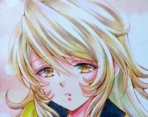 Colored paper [Mori Snow Space Battleship Yamato] Doujin original hand -painted illustration girl girl girl girl girlfriend