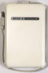 Buffalo, portable hard disk, HD-PF320U2-WH, 320GB, used