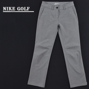 Shipping 300 yen │ NIKE GOLF Nike Golf ★ Stretch Long Pants Gray Ladies 2 (9 W about 64cm)