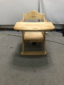[Used] Osaka Welcome KATOJI Baby Chairwood Chair Natural Wood Baby Supplies Maternity Supplies [STI2F047]