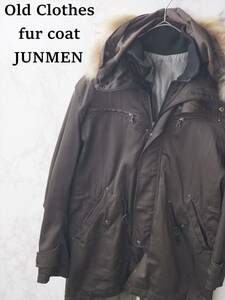 Beautiful goods Junmen Junmen Fur Court With Long Hooded Liner M Fall / Winter Brown Brown Department Store Brand Men's Fashion