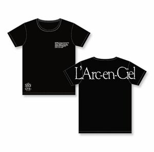 Free Shipping [New L'Arcard Limited] L'Arc ~ en ~ Ciel Lark Anciel BIG Old Logo T -shirt Free Size Black Ralcard