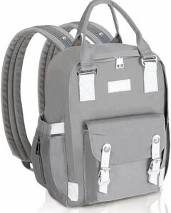 Mothers Bag Backpack Heat Pocket Large -capacity Baby Supplies Storage gray