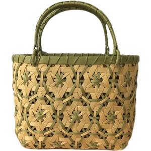 Do not miss it! Fast quality craftsman Handmade basket bag hand -knitting bag basket rattan basket