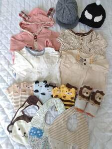 Baby clothes for girls + small items 50-70cm + 80㎝13 Points set Bulk Sales ◆ Bicket ◆ Kimlatin