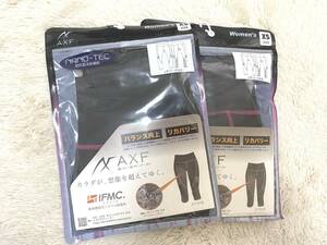 Ladies XS (55-61) x2 points: Access [AXF] Sports Support Leggings (7-minute length)*Compression inner: Black Price: 12,800+ Tax