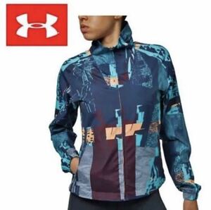 Free Shipping New UNDERARMOUR Print Woven Furgip Jacket L