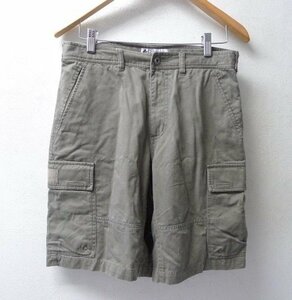 ◆ COLUMBIA Colombia Cargo Shorts Short Pants S05XM4118 Size 30 Khaki