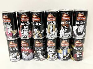 [New unopened] Wonder Morning Shot Black Sugar No One Piece Limited Time Type 12 types Complete 12 Can Set