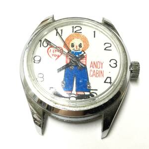 [Showa Retro / Rare Vintage] Andy Cabin Watch Junk at that time