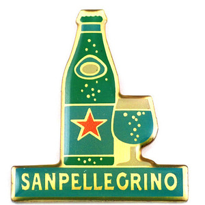 Pin Badge San Pellegrino Water Glass Bottle ◆French Limited Pins◆Rare Vintage Pin Batch