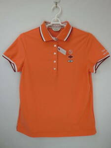 [Thanks Sale] Adabat (Adabat) Polo Shirt Orange Ladies 42 Golf wear 2109-0007 Used