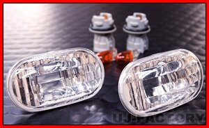 [Instant delivery] ★ Clear World Crystal Side Marker SMS-04C/Fender Marker ★ Spiano HF21S ​​H18/4-Clear Lens/Orange Valve