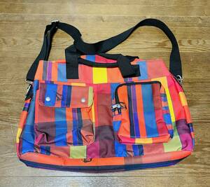 ☆ Beautiful goods ☆ VOLCOM Dis-PUTER LAPTOP BAG Shoulder bag Briefcase Orange Lap Top Bag Volcom translation