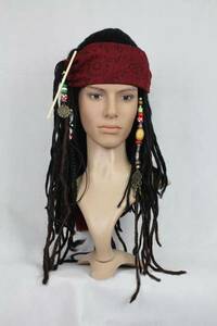 Johnny Depp Halloween Cosplay Jack Sparrow Wig Overseas Limited Products New