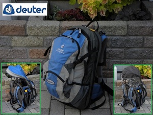 ★ Rare! The backpack turns into a child carry! DEUTER Deutter/Kangakid (Capacity 30L/Weight 15kg/Sunshaid/Rain Food) 20,350 yen USED