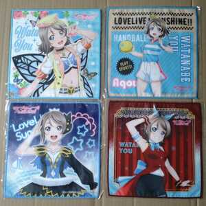 Watanabe Love Live! Sunshine !! Microfiber mini towel 4 kinds (Sports Part.11 Water Blue New World Magician Ver.) MF towel