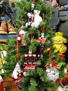 Coca -Colabland Christmas Ornament (6 -piece set) American miscellaneous goods
