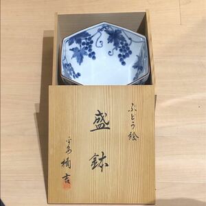 Taru Yoshimori Park Picture Plate Tachibana Yoshiki Box Rokkaku 20cm White x Seiwa Tableware
