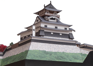 ★ ☆ New National Treasure Tower Inuyama Castle 1/300 Scale Paper Craft ☆ ★