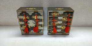 "Hina dolls decorative chests 2 sets" Age [Free Shipping] "Dad's Toy Box" 00100526