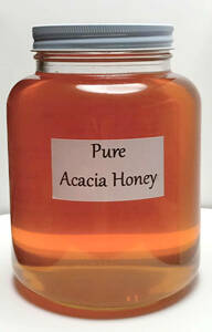 The finest Romanian unheated acacia honey for commercial use 2kg + 2kg unheated forest honey