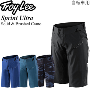 [Price for inventory adjustment period] TROY LEE shorts for bicycles Sprint Ultra Solid &amp; Brushed CAMO Brush Tokamo Black/38