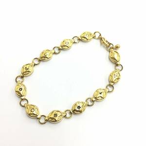 [Bracelet] ESP Sena Card Pattern -style Gold symbols Mysterious Magic Temporary Magic Fashionable Gold