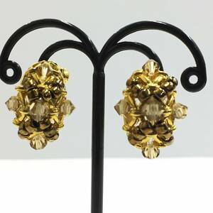 [Earring] Gold Beads Elegant Gorgeous and Elegant Gold Gold Gold Color