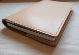 A6-3 MUJI A6 notebook compatible (notebook) Cover/Domestic Nume leather (leather) Natural