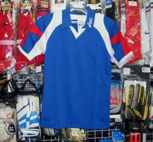Bargain: ASICS XW1229 Short Sleeve Game Shirt Blue L New Promotion/