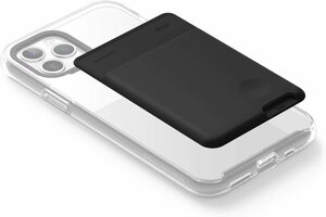 Black Smart Phone [Elago] Smartphone Card Case Various smartphone compatible card pocket back silicon