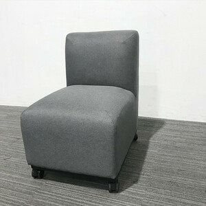 Lobby Chair 1 person Aspurund Office Lounge Sofachir Caster Used IR-854455B