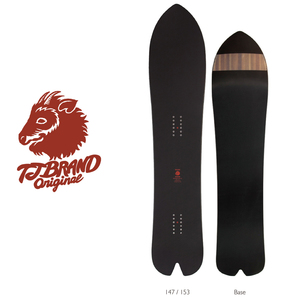 Snowboard Tiji Brand 2022-23 Model TJ.BRAND NAPOLEON FISH 153cm exclusive sole cover gift
