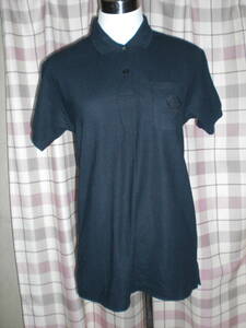 19) Famill de Joie Black Short Sleeve Polo Shirt (USED, beautiful goods)