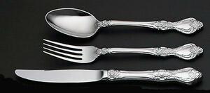 ★ Lucky Wood Barcelona Dessert Knife / Folk Spoon 30 pieces each 90P18-8 Stainless steel mirror finish in Japan