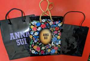 ★ ANNA SUI ★ Shop paper bag 3 pieces ★ Shopper ★ Anasui ★