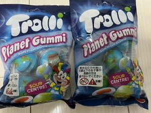 [Unopened] Trigmi ★ Trolli Earth Gummy ★ 2 bags set ★ Genuine