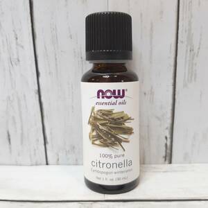 [New, prompt decision, shipping included] NOW Citronella 30ml Essential Oil Spirit Oil Naufs *Date: 25.03 ~ ｜ Anonymous flights nationwide free shipping