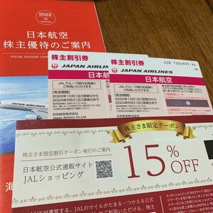 JAL Japan Airlines Shareholder Special Preliminary ★ New Unused items ★
