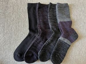 Merino wool socks 4 pair set ★ Ladies trekking outdoor climbing