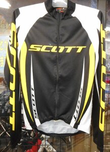 3 # 1215 [SCOTT Scott] Cycle wear (above only) / Color: Black, White Yellow Size: M [Otaru Store] #
