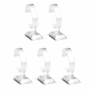 [VAPS_7] Watch Display Stand &lt;&lt; Set of 5 &gt;&gt; C -type Clear Watch Stand Exhibition Watch