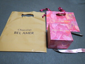 ★ Beautiful goods ★ Belamer empty box shop bag Paper Bag Bag Bell American Chocolate