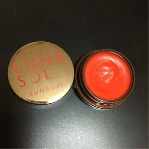 Luna Sol Color Glow Balm EX02 Spicy Red Lipstick Eye Shadow Cheek Limited
